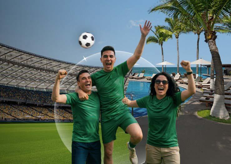 FEEL THE EXCITEMENT OF SOCCER AT KRYSTAL Krystal Grand® Nuevo Vallarta FEEL THE EXCITEMENT OF SOCCER AT KRYSTAL Krystal Grand® Nuevo Vallarta