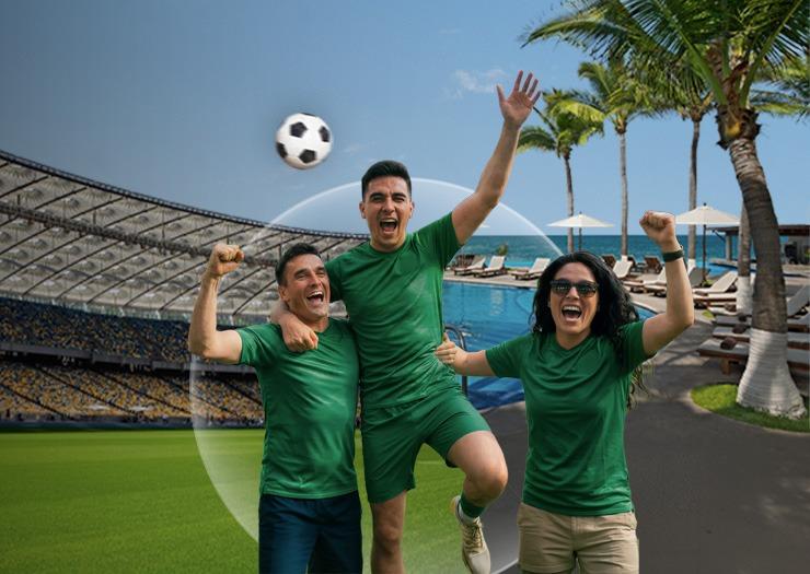 FEEL THE EXCITEMENT OF SOCCER AT KRYSTAL Krystal Grand® Nuevo Vallarta FEEL THE EXCITEMENT OF SOCCER AT KRYSTAL Krystal Grand® Nuevo Vallarta